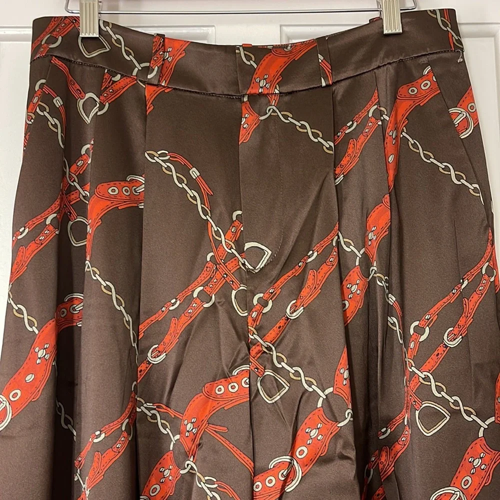 Banana Republic Belay Silk Pant Wide Leg